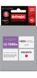 ActiveJet ink cartr. Brother LC-1240M - 12 ml - 100% NEW AB-1240MNX