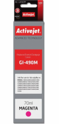 Activejet AC-G490M ink for Canon printer; Canon GI-490M replacement; Supreme; 70 ml; magenta