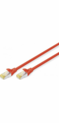 DIGITUS patch kábel Cat6A, S/FTP (PiMF), LSOH - 3m, červený
