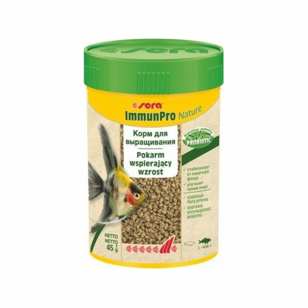 Sera ImmunPro Nature 100 ml - pomalu se potápivé krmivo p...