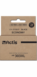 Actis KH-303BKR inkoust pro tiskárny HP, náhradní inkoust HP 303XL T6N04AE; Premium; 20 ml; 600 stran; černý