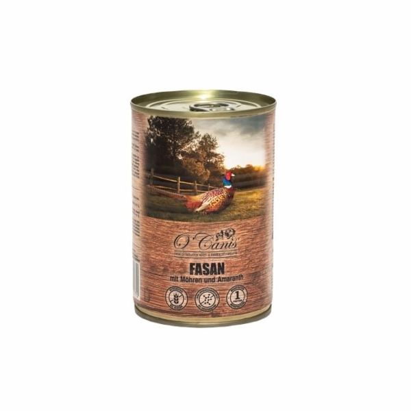 O CANIS - mokré krmivo pro psy - bažant s mrkví - 400 g