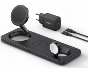 MAGGO 15W HORIZONTÁLNÍ MAGNETICKÁ STANICE 3 V 1 ČERNÁ