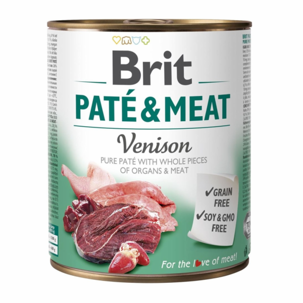 BRIT Paté & Maso se zvěřinou - 800 g