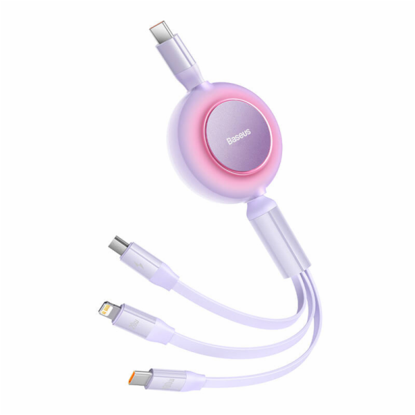 Kabel USB-C 3 v 1 Baseus Bright Mirror 4 pro micro USB / ...