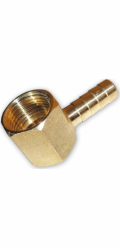 Bradasova vsuvka (loket) úhlová 1/2 palce x 10 mm mosaz