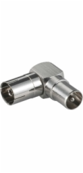 90° úhlový adaptér koaxiální samec na samici