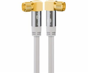 anténní kabel goobay SAT (typ 135dB), F-konektor 90° > F-...