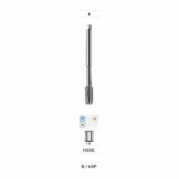 Ventilátor TAP M18x1 DIN-374B (6H) HSSE 800