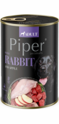 DOLINA NOTECI Piper Animals Rabbit and apple - mokré krmivo pro psy - 800g