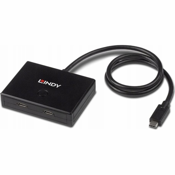 Lindy USB 3.2 Gen 1 Switch, USB-C samec > 2x USB-C samice
