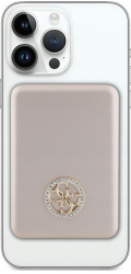 Guess Powerbank inductive 5W Guess Powerbanka MagSafe Induction 5W 3000mAh 4G Strassed Logo Gold