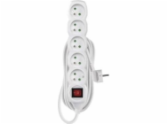 EMOS Predlzovaci kabel 16A (5zás. + vypínač) 7M