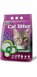 HILTON bentonitová levandule hrudkující stelivo pro kočky - 5l