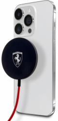 Ferrari 15W Magnetická Bezdrátová Nabíječka Black Bezdrátová indukční nabíječka nejvyšší kvality je mimořádně pohodlný produkt, který vám umožní rychle nabíjet elektronická zařízení bez nutnosti použ