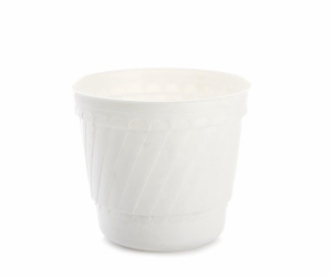Hrnec Uniplastex Barok UDB18, plast, O 18 cm, bílý