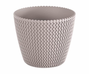 Hrnec Prosperplast Splofy DSP190, O 18,7 cm, hnědý