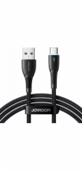 Kabel Joyroom SA32-AC3 Starry USB na USB-C, 3A, 1 m, černý