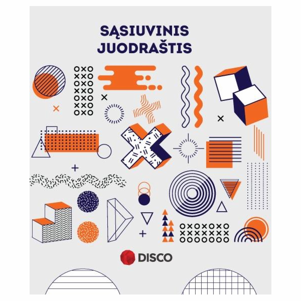 Návrh sešitu DISCO, A5, 32 listů