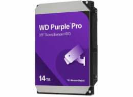 WD PURPLE PRO 14TB / WD142PURP / SATA 6Gb/s / Interní 3,5"/ 7200 rpm / 512MB