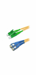 XtendLan FO patch LC/APC-SC 2m 9/125 duplex, G.652d, LS0H
