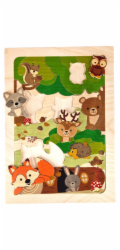 Hess Dřevěné puzzle liška a zvířátka z lesa