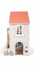 small foot Dřevěný domeček pro panenky s terasou
