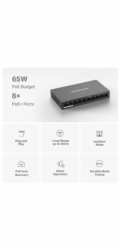 MERCUSYS switch MS110P (10x100Mb/s,8xPoE+,65W,fanless)
