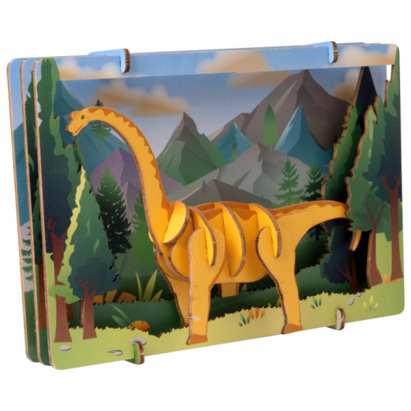 EscapeWelt 3D dřevěné puzzle Brontosaurus
