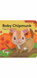 Chronicle Books Maňásková knížka Mládě čipmánka