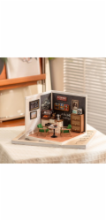 RoboTime 3D dřevěná skládačka Miniatura domečku Kavárna inspirací