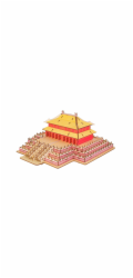 Woodcraft Dřevěné 3D puzzle The Hall of Supreme Harmony