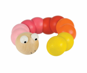 Bigjigs Toys dřevěné hračky - Barevný červík modrá