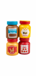 Bigjigs Toys Dřevěná sada svačinkových pomazánek