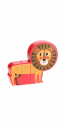 Vilac Dřevěné puzzle Veselé safari