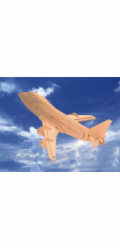 Woodcraft Dřevěné 3D puzzle boeing