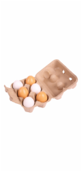 Bigjigs Toys Vajíčka v krabičce 6 ks