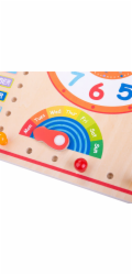 Bigjigs Toys Kalendář s hodinami