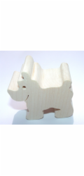 Fauna Dřevěné zvířátko pes