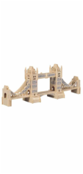 Woodcraft Dřevěné 3D puzzle slavné budovy Tower Bridge