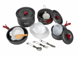 Sada nádobí Acra C22 camping set alluminium pro 3-4 osoby