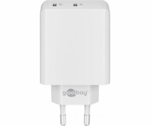 duální rychlonabíječka goobay USB-C 36W, PD