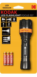 LED svítilna Kodak Focus 157 Flashlight + 3x AAA Extra Heavy Duty