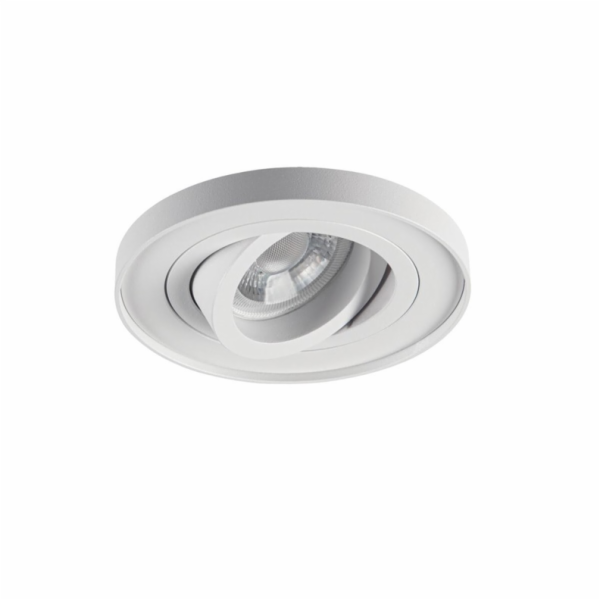 Zapuštěný Kanlux Tiny Bord, 10W, GU10, bílý