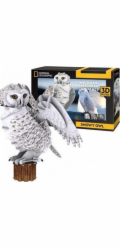CubicFun - Puzzle 3D National Geographic Sněžná sova - 62 dílků