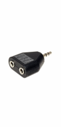 Redukce jack3,5 M - 2x jack3,5 F 