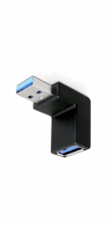 Redukce USB 3.0. A/M  - USB 3.0 A/F pod úhlem 90