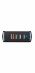 Hama rychlá síťová USB nabíječka 4x USB (1x QC), 33 W