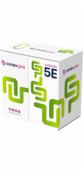 Kabel Conexpro UTP kabel venkovní, CAT5e, PE, 24AWG, 305m, černý