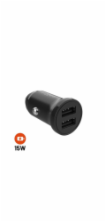 Nabíječka FIXED s 2xUSB výstupem, 15W Smart Rapid Charge, černá